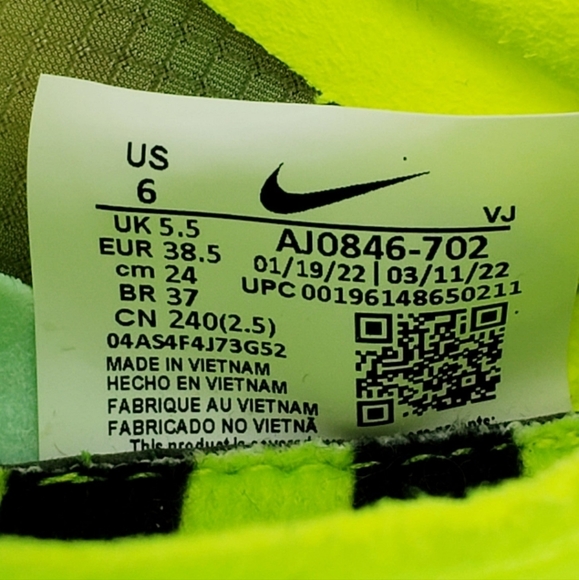 NEW Nike Zoom Victory XC Vaporweave Waffle 5 Volt Mint Foam Running Shoes Size 6 - Picture 9 of 12